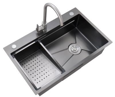 304SS Acciaio inossidabile negozio lavandino nano rivestimento Acciaio inossidabile Single Bowl lavandino da cucina