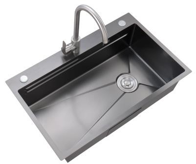 304SS Acciaio inossidabile negozio lavandino nano rivestimento Acciaio inossidabile Single Bowl lavandino da cucina