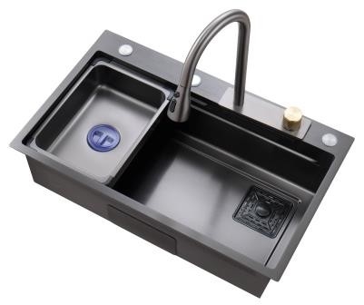 Cucine in nano rivestimento di taglia personalizzata lavandini in acciaio inossidabile all' esterno fatti a mano