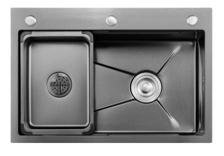 304SS Acciaio inossidabile negozio lavandino nano rivestimento Acciaio inossidabile Single Bowl lavandino da cucina