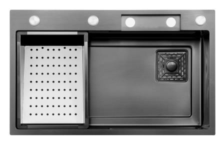 Cucine in nano rivestimento di taglia personalizzata lavandini in acciaio inossidabile all' esterno fatti a mano