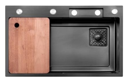 Cucine in nano rivestimento di taglia personalizzata lavandini in acciaio inossidabile all' esterno fatti a mano