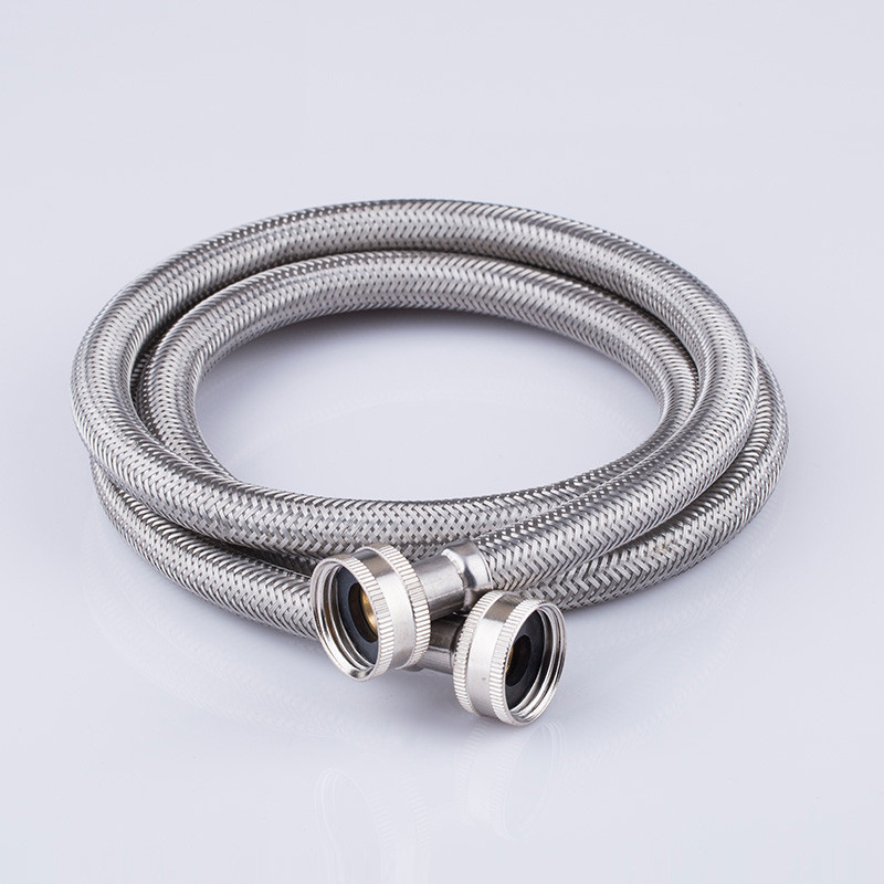 Polish Surface PVC Flex Braided Hose Lavatrice tubo di gomma ondulato