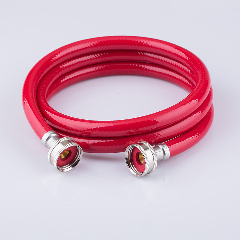 Polish Surface PVC Flex Braided Hose Lavatrice tubo di gomma ondulato