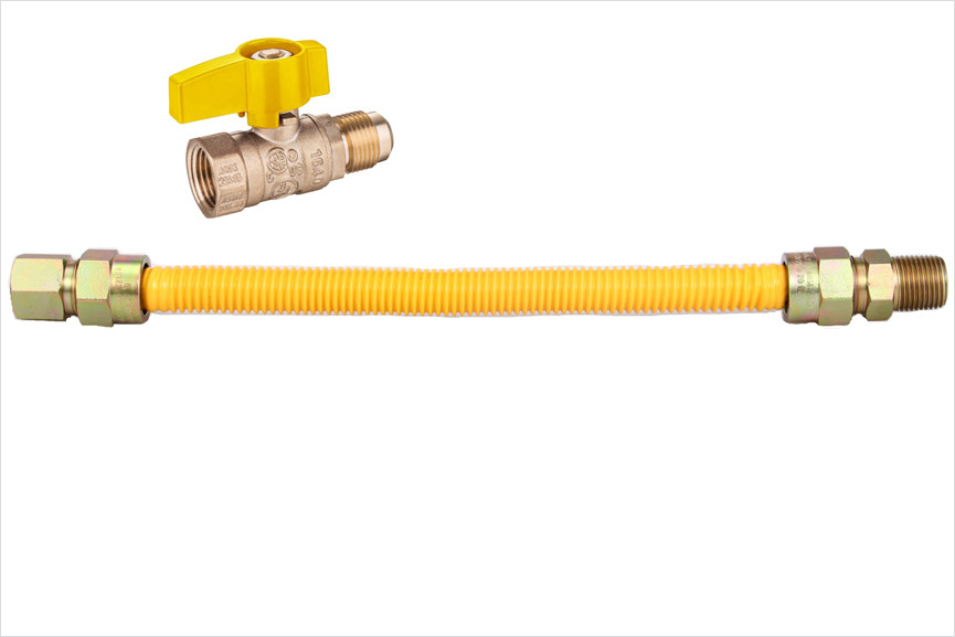 150PSI Ss304 Tubi flessibili Tubo corrugato in acciaio inossidabile per connettore a gas