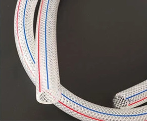 Non torsione trasparente flessibile armato tubo idrico PVC intrecciato tubo per lavaggio auto giardino