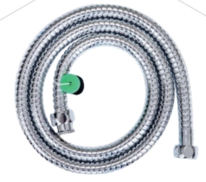 Tubo di doccia in acciaio inossidabile flessibile 304 a trama di tubatura in metallo a spirale cromato