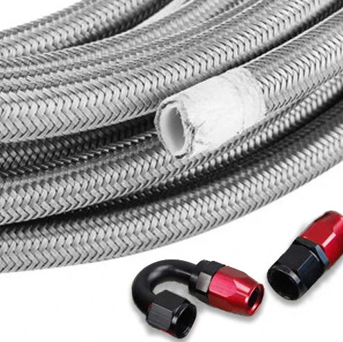 5/16 pollici tubi flessibili in acciaio inossidabile intrecciato PTFE intrecciato olio combustibile raffreddatore tubi linee