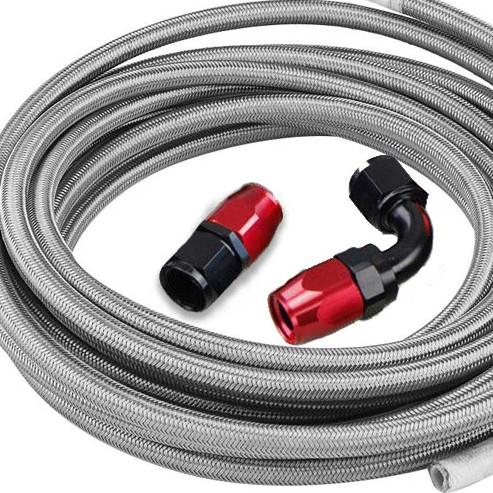 5/16 pollici tubi flessibili in acciaio inossidabile intrecciato PTFE intrecciato olio combustibile raffreddatore tubi linee