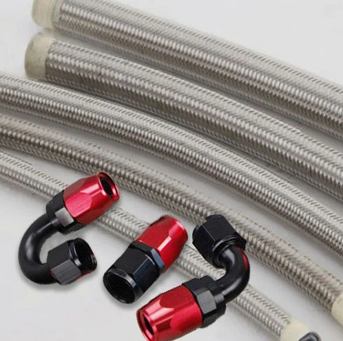 5/16 pollici tubi flessibili in acciaio inossidabile intrecciato PTFE intrecciato olio combustibile raffreddatore tubi linee