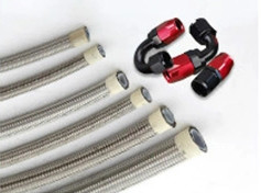 5/16 pollici tubi flessibili in acciaio inossidabile intrecciato PTFE intrecciato olio combustibile raffreddatore tubi linee