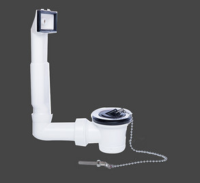 1-1/2in White Basin Drainer Pull Type Toilet Rubber Plug