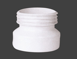 140mm di perdite WC raccordatore di rifiuti Pan Pipe connettore 4 pollici di plastica