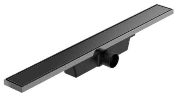 Drenaggio della doccia di tipo lineare grigio DIA 50mm nero Drenaggio lineare