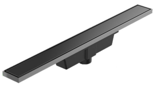 Drenaggio della doccia di tipo lineare grigio DIA 50mm nero Drenaggio lineare