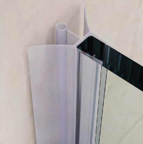 1950mm Doccia Cubicchi di vetro Pivot Doccia Porta 450 + 450mm angolo Doccia scatola