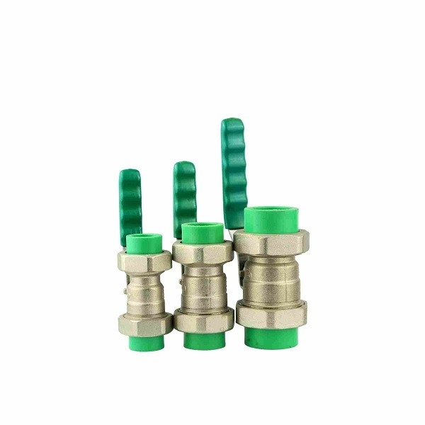 PN16 Telefono di sigillamento di ottone Valvole a sfera Livello Valvole a sfera PPR a mano 1/2 - 4 pollici 320g