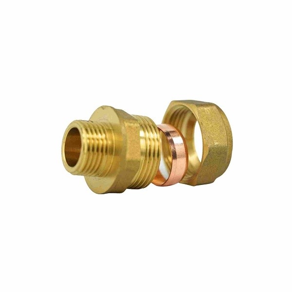 Fittings per tubi in ottone forgiati a nucleo di rame Cappa di tubi a compressione Standard BS864-2