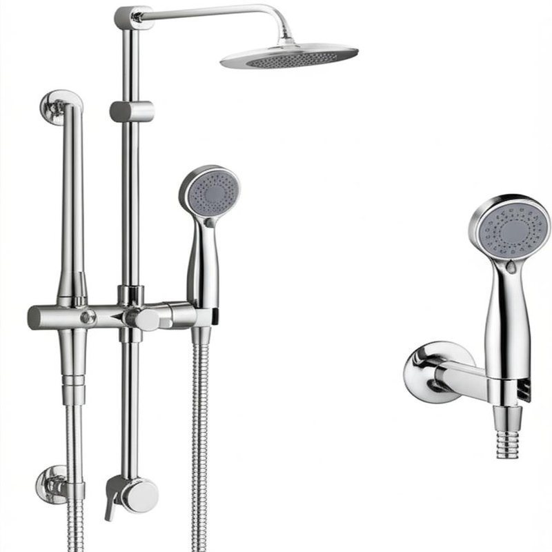 Faucet per doccia a profilo sottile in ottone Magnetico portatile con ugelli di silicone facili da pulire