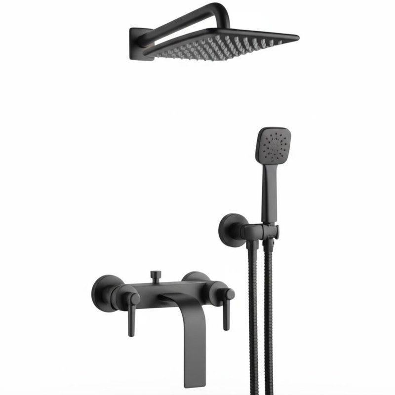 Faucet per doccia a profilo sottile in ottone Magnetico portatile con ugelli di silicone facili da pulire
