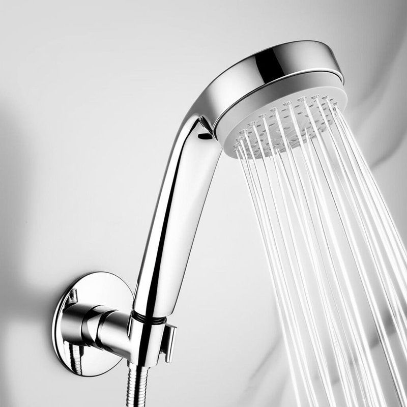 Sistema doccia a pioggia color canna di fucile 6 getti idromassaggio pannello SPA con asta scorrevole regolabile rubinetto in ottone