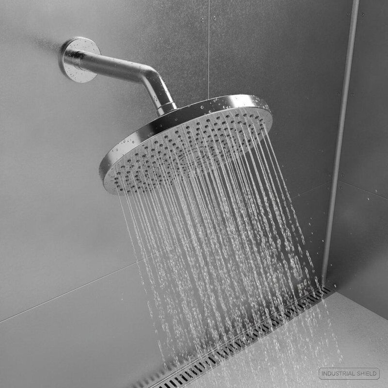 design cromato della doccia della testa che offre una protezione da corrosione superiore e un aspetto elegante per gli ambienti industriali
